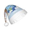 Lbacwy Happy Columbus Day Christmas Hat Santa Hat Adults Xmas Hats For Costume Party Accessory Decoration view 2