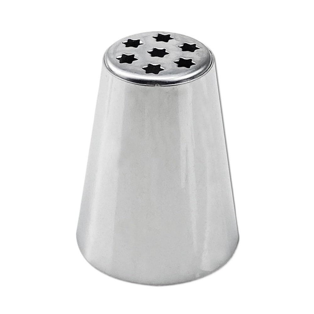 WHL Alexanders Piping nozzles Stainless Steel Russian Piping Tip Set, Multi-Opening Decorating Tip Single Cream Pastry Tube Decoration Tool
