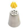 WHL Alexanders Piping nozzles Stainless Steel Russian Piping Tip Set, Multi-Opening Decorating Tip Single Cream Pastry Tube Decoration Tool view 2