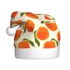 Lbacwy Cute Peach Pattern Christmas Hat Santa Hat Adults Xmas Hats For Costume Party Accessory Decoration view 1