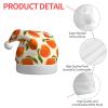 Lbacwy Cute Peach Pattern Christmas Hat Santa Hat Adults Xmas Hats For Costume Party Accessory Decoration view 4