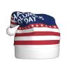 Lbacwy Happy Columbus Day Christmas Hat Santa Hat Adults Xmas Hats For Costume Party Accessory Decoration view 1