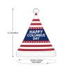 Lbacwy Happy Columbus Day Christmas Hat Santa Hat Adults Xmas Hats For Costume Party Accessory Decoration view 3