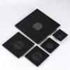 Matt Black Floor Drain 304 Stainless Steel Brushed Square Anti-Odor Bathroom Shower Drainage Floor Drains Cover 10/12/15/20cm(Brushed 15cm) view 3