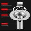 Stainless Steel Floor Drains Shower Anti-Odor Drainer Bathtub Ground Leakage Hair Catcher Kitchen Bathroom Hardware Accessories(10cm double-02) view 4