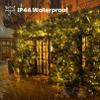 Cascading Twinkle Lights for Christmas Tree, Christmas Tree Waterfall Lights, 8 Modes Cascading Tree Twinkle Fairy Lights Warm White Silver Wire (Warm,2m/6.56ft 20 Strips 400 Lights) view 4
