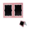 HEVSTIL 30 Pcs Red Gingham Picnic Place Cards for Table Setting, Double Sided Name Cards Blackboard Labels Stylish Table Cards for Food Labels, Table Numbers, Wedding & Birthday Decor view 2
