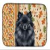 Caroline's Treasures Black Pomeranian Heirloom Fall Dish Drying Mat Absorbent Dish Drying Mat Pad for Kitchen Counter Dish Drainer Mat for Countertop, 14 x 21", Multicolor view 1