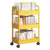 WEISUYUUS 3 Layer Rolling Storage Cart Organizers for Kitchen Bathroom Shelving Unit with Wheels Mobile Storage Rack view 3
