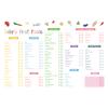 TAKEALOOKO Baby First Foods Checklist - 12 x 18 Inches 100 Foods Before 1 Checklist for New Parents, Baby Healthy Food Poster for Kitchen Restaurant Wall Decoration (Unframed) view 1