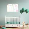 TAKEALOOKO Baby First Foods Checklist - 12 x 18 Inches 100 Foods Before 1 Checklist for New Parents, Baby Healthy Food Poster for Kitchen Restaurant Wall Decoration (Unframed) view 3