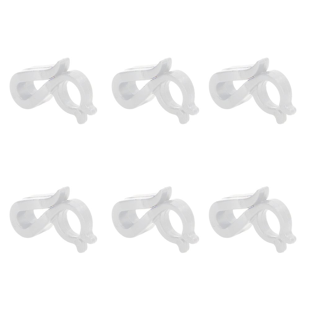 Pssopp 120 Pcs Christmas Light Clips, Plastic Gutter Hooks for Holiday String Lights, Easy Installation for Outdoor Decorations (White)