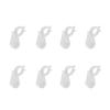 Pssopp 120 Pcs Christmas Light Clips, Plastic Gutter Hooks for Holiday String Lights, Easy Installation for Outdoor Decorations (White) view 2