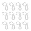 Pssopp 120 Pcs Christmas Light Clips, Plastic Gutter Hooks for Holiday String Lights, Easy Installation for Outdoor Decorations (White) view 3