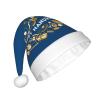 Lbacwy Happy Hanukkah Jewish Chanukah Holiday Christmas Hat Santa Hat Adults Xmas Hats For Costume Party Accessory Decoration view 2