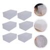 Lurrose Plastic Shoe Boxes 6 Pack Clamshell Storage Case view 2