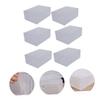 Lurrose Plastic Shoe Boxes 6 Pack Clamshell Storage Case view 4