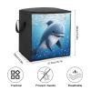 Baby Dolphin Storage Bag-Closet Organizers And Storages Containers Bins with Sturdy Zipper for Quilts Clothes Organization Space Saver view 2