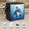 Baby Dolphin Storage Bag-Closet Organizers And Storages Containers Bins with Sturdy Zipper for Quilts Clothes Organization Space Saver view 3