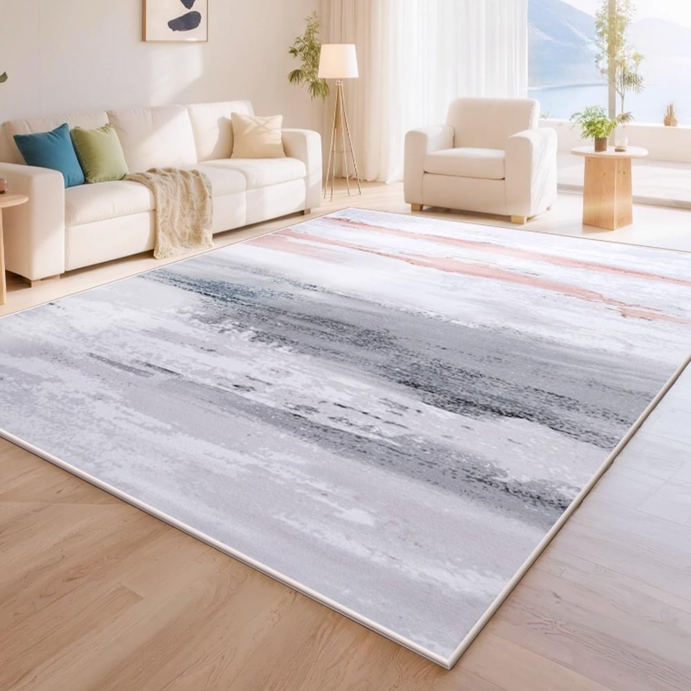 GUAWJRZDP Graphene Electric Heating Carpet, Heated Floor Mat, Removable and Washable Heated Carpet, Electric Heated Area Rug with Timer and Temperature Adjustment(Color 5,160x230cm/62.9x90.5'')