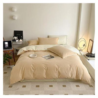100% Cotton Double Skin Friendly Quilt Cover Set Duvet Cover Set Comforter Covers Pillowcase Bedding Set Size No Sheets,Bed Sheets