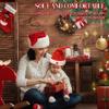 SHITOOMFE Christmas Hat, Santa Hat Singing and Dancing Electric Christmas with Bell Plush Velvet Cap for New Year Party Supplies view 2