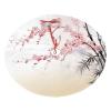 Cherry Blossoms Tree Zen Christmas Tree Skirt 48" Soft Plush Tree Collar Winter Xmas Tree Mat Farmhouse Xmas Ornaments Holiday Party Indoor Outdoor Christmas Decorations view 2