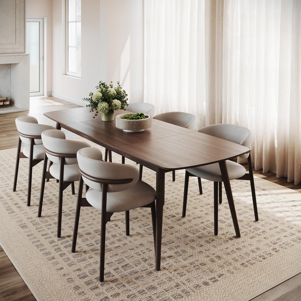 nuLOOM Caelistra Checkered 9' x 12' Jute Area Rug for Dining Room Living Room, Beige