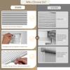 Boolegon No Drill Cellular Shades for Indoor Windows,Noise Reducing & Thermal Insulating Honeycomb Blinds,Cordless Free Stop Blackout Blinds Easy to Install,31" W x 64" H,Blackout Grey view 4