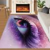 2x3 Fashionable Women Rugs for Entryway - Eyes Small Area Rugs, Sequin Makeup Laundry Room Carpet Non Slip Accent Throw Rug for Bathroom Kitchen Sink Front Door view 2