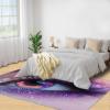 2x3 Fashionable Women Rugs for Entryway - Eyes Small Area Rugs, Sequin Makeup Laundry Room Carpet Non Slip Accent Throw Rug for Bathroom Kitchen Sink Front Door view 4