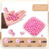 Floating Pearls for Vases, ABS Pearl & Crystal Mix(Pink) view 2