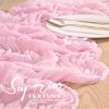 10 Pack Light Pink Cheesecloth Table Runner 10FT Boho Gauze Cheese Cloth Table Runners Romantic Rustic Sheer Table Decorations for Wedding Party Baby Shower Birthday Holiday Home view 4
