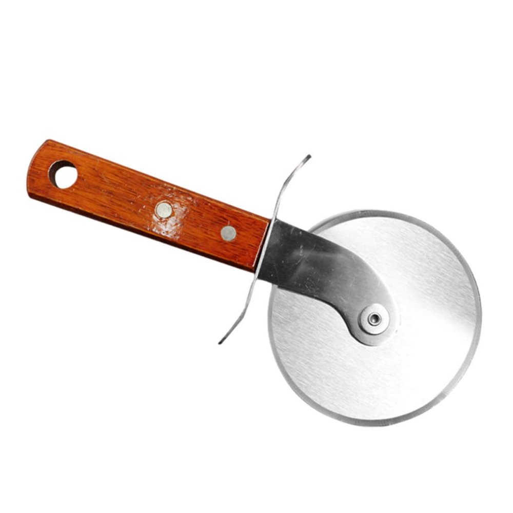 DECHOUS Stainless Steel Pizza Cutter Roller Wheel with Smooth Handle Bread and Cake Slicer for Kitchen Use Practical Multi-purpose Baking Tool for Pizza Shops and Home Cooking