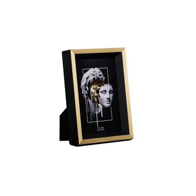 NUALLY Picture Frame, High Definition Photo Frame Luxury Beautiful Desk Top Crafts for Home Office Decorations(4x6 in)