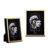 NUALLY Picture Frame, High Definition Photo Frame Luxury Beautiful Desk Top Crafts for Home Office Decorations(4x6 in) view 2
