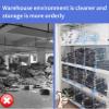 1pcs Storehouse Shelf Dividers, Steel Isolation Board & Iron Grid Partition, Universal Separator Baffle for Neat Warehouse Retail Shelves(6cm/2.4in,100x35cm/39.4x13.8in) view 2