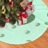 Lotus Flowers Waiting to Bloom 48" Oversized Christmas Tree Skirt, Suitable for 30-, 36-, or 48-inch Trees, a Must-Have for Christmas Party Decorations view 2