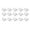 TKOWTB Hooks for Outdoor String Lights Clips 15 Pack Clips Clear Light Hook with 15 Waterproof Adhesive Backing view 1