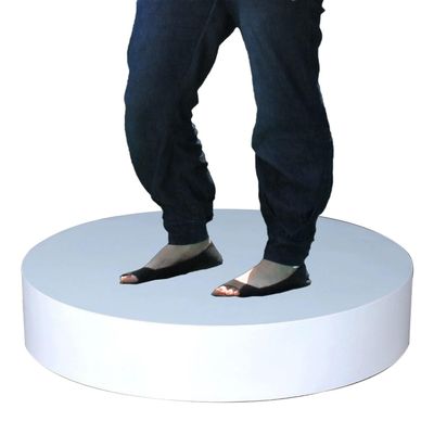 Elitix Round Mannequin Display Pedestal Stands, Clothing Store Model Display Platform for Photography, Plinth Base Air Conditioner Heightening(DIA X H 50X10CM/19.7X3.9IN)