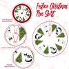 Xmas Tree Skirt Personalized Photo Plush Tree Skirt Holiday Party Decorations Trees Mat Christmas Birthday Decorations Birthday Gifts for Women view 2