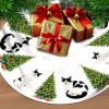 Xmas Tree Skirt Personalized Photo Plush Tree Skirt Holiday Party Decorations Trees Mat Christmas Birthday Decorations Birthday Gifts for Women view 4