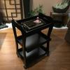 EUQKKWLOY Bar Trolley Storage Trolley Storage Trolley,3-Tier Island Trolley,Serving Trolley,Kitchen Storage Trolley Serving Trolley Island Trolley with Wheels view 2