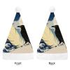 FodPand Black Raven Moon Santa Hat Christmas Hats Comfort Plush Xmas Holiday Hat for Adults New Year Festive Party Headwear view 3