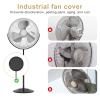 Bruislard Outdoor Fan Cover Waterproof & Dustproof Fan Protection Cover Industrial Heavy Duty for 16-20" Stand Pedestal Fans, Wall Mount for Patio All-Weather Protection view 3