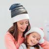 FodPand Night Ocean Santa Hat Christmas Hats Comfort Plush Xmas Holiday Hat for Adults New Year Festive Party Headwear view 4