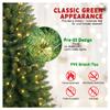 6ft Christmas Tree 5ft Pre-Lit Pencil Christmas Tree Green Slim Artificial Christmas Tree with Metal Base, for Holiday Decor view 2