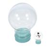 VOSAREA Clear Glass Snow Globe Fillable DIY Snow Globe Ornaments with Screw Off Caps Round Empty Fillable Jar Winter Holiday Ornament for DIY Crafts Making Christmas Decoration view 1
