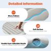 Car Air Mattress for BMW 3 Series G20 Sedan G80 M3 330i 330e M340i 2019-2024, Inflatable Bed Car Mattress for Back of Cars Sleeping Mattress Bed Portable Sleeping Pad for Camping,Grey view 3
