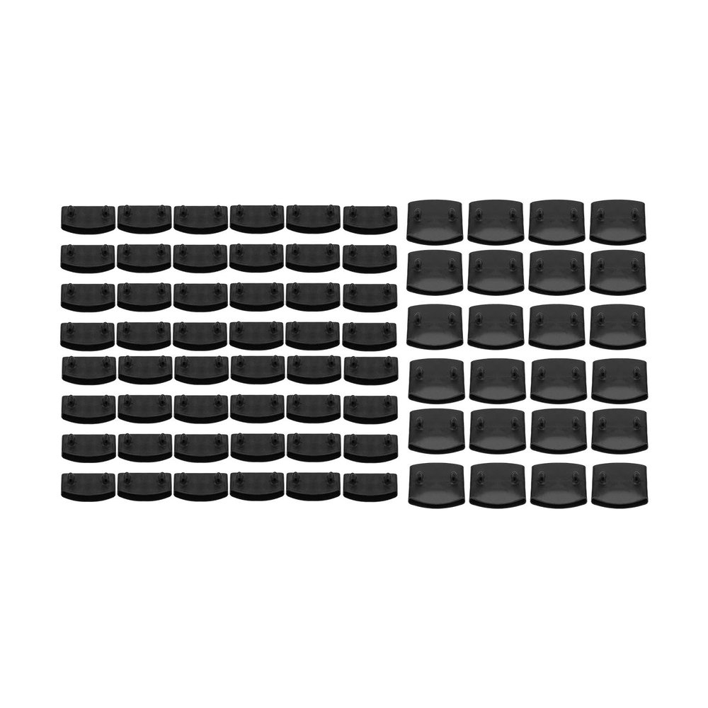 Bed Slat Holder Side Slat Bracket Cover Portable Single Sockets Universal End Caps for Bed Sides Ends Fixings for Metal Bed, 72Pieces